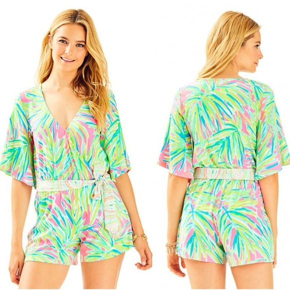 Lilly Pulitzer Madilyn Romper $178 Small - Picture 1 of 8
